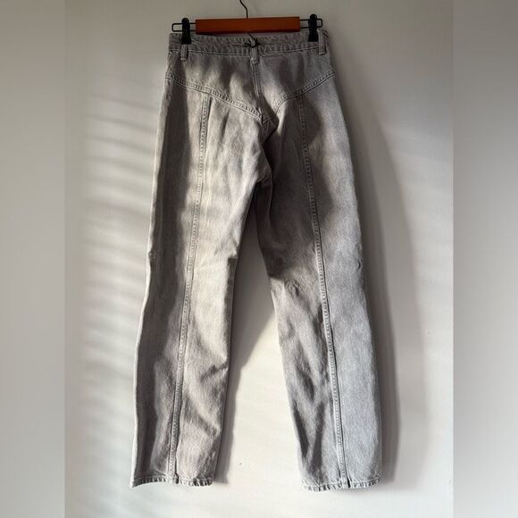 ZARA TRF SEAMED STRAIGHT JEANS SIZE 27 (4) - Picture 7 of 7